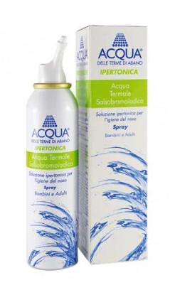 ACQUA DELLE TERME DI ABANO IPERTONICA SPRAY IRRIGAZIONE NASALE 125 ML - maxifarmacia.it