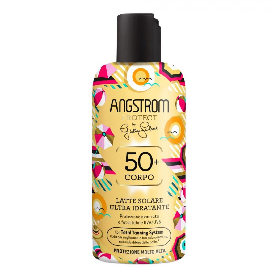 ANGSTROM LATTE SOLARE CORPO ULTRA IDRATANTE SPF50+ 200 ML - maxifarmacia.it