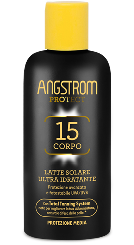 ANGSTROM LATTE SOLARE ULTRA IDRATANTE SPF15 da 200ml - maxifarmacia.it