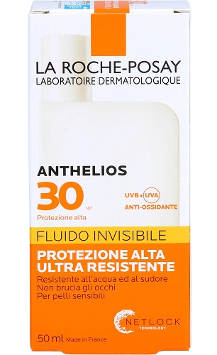 LA ROCHE POSAY ANTHELIOS FLUIDO INVISIBILE SPF30+ DA 50ML - maxifarmacia.it