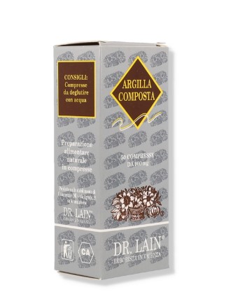 ARGILLA COMPOSTO 50 COMPRESSE 45G - maxifarmacia.it