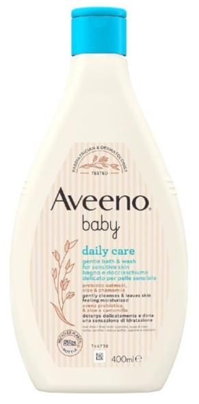 AVEENO BABY DAILY CARE BAGNO E  DOCCIASCHIUMA DELICATO 400 ML - maxifarmacia.it