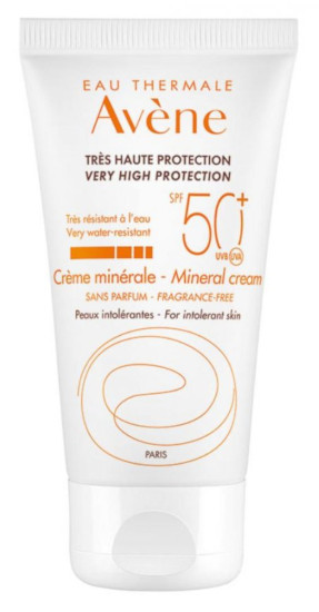 AVENE SOLARE CREMA SPF50+ SCHERMO MINERALE 50 ML - maxifarmacia.it
