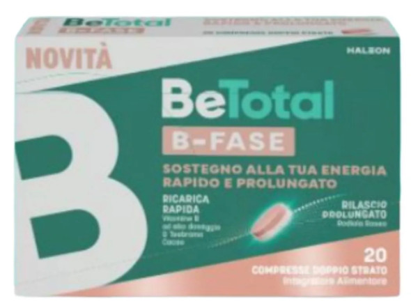 BE-TOTAL B FASE INTEGRATORE DA 20 COMPRESSE - maxifarmacia.it