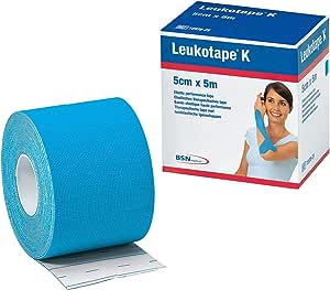LEUKOTAPE BENDA ADESIVA K IN ROTOLO AZZURRO 5 CM X5 M - maxifarmacia.it