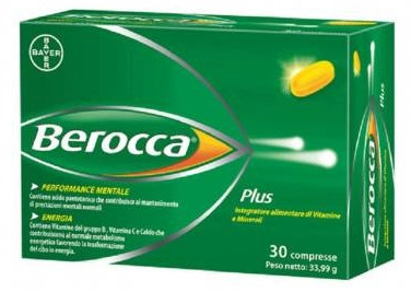 BEROCCA PLUS  INTEGRATORE DA 30 COMPRESSE - maxifarmacia.it