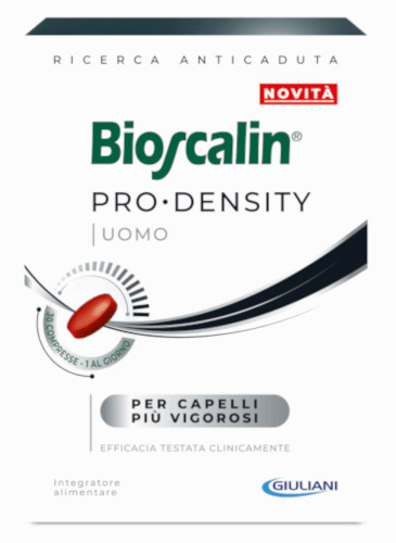 BIOSCALIN PRO DENSITY UOMO BOOSTER CAPILLARE 30 COMPRESSE - maxifarmacia.it