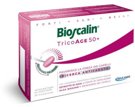 BIOSCALIN TRICOAGE50+ 30 COMPRESSE - maxifarmacia.it