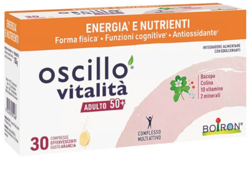 BOIRON-OSCILLO-VITALITA'-ADULTO-50+-DA-30-COMPRESSE-EFFERVESCENTI-GUSTO-ARANCIA