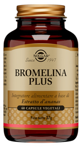 SOLGAR BROMELINA PLUS da 60 CAPSULE - maxifarmacia.it