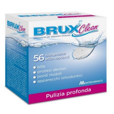 BRUX CLEAN 56 COMPRESSE EFFERVESCENTI - maxifarmacia.it