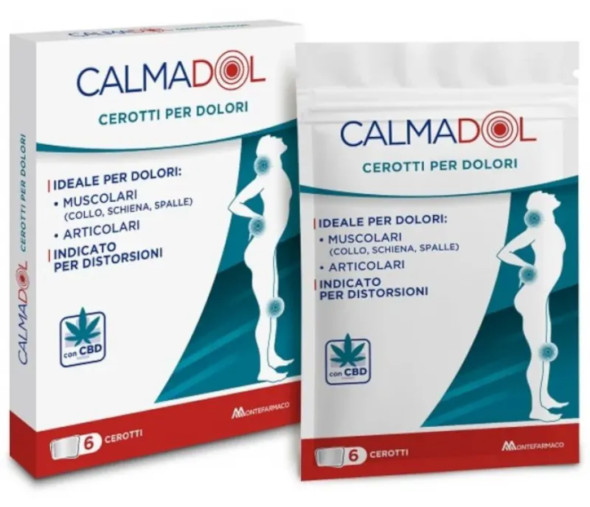CALMADOL 6 CEROTTI PER DOLORI - maxifarmacia.it