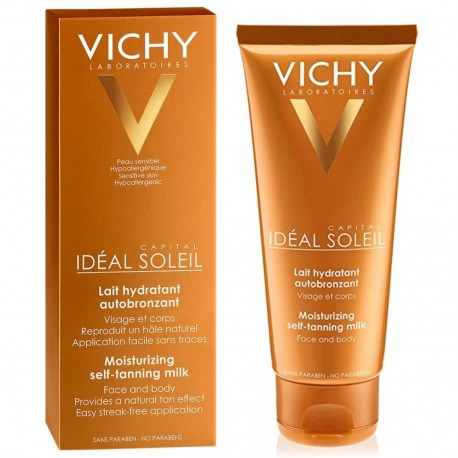 VICHY IDEAL SOLEIL LATTE IDRATANTE AUTOABBRONZANTE 100ml - maxifarmacia.it