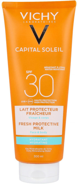 VICHY CAPITAL SOLEIL LATTE SOLARE IDRATANTE SPF30 300ml - maxifarmacia.it