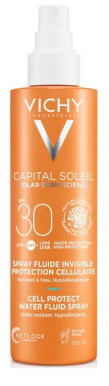 VICHY CAPITAL SOLEIL CELLPROTECT FLUIDO SPRAY INVISIBILE SPF30 DA 200ml - maxifarmacia.it