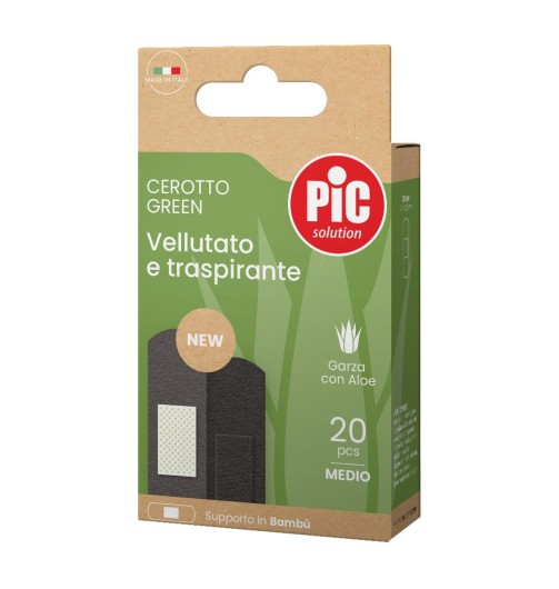 PIC CEROTTO GREEN 20 CEROTTI MEDI 7x2 cm - maxifarmacia.it