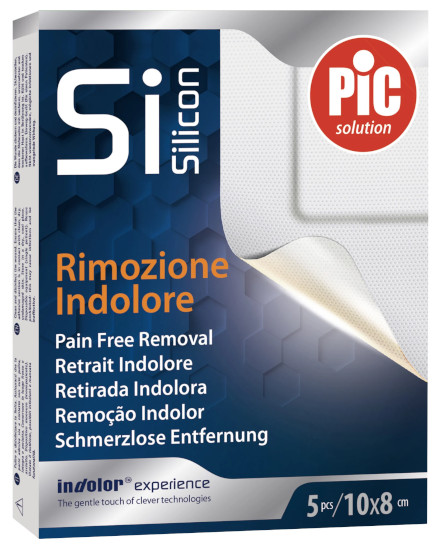 PIC SILICON 5 CEROTTI IN SILICONE INDOLORE 10X8 CM - maxifarmacia.it