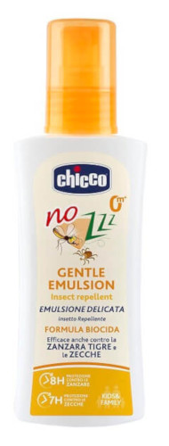 CHICCO ANTIZANZARE EMULSIONE DELICATA 0M+ 100 ML - maxifarmacia.it