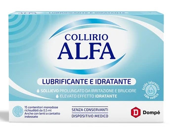 COLLIRIO ALFA IDRATANTE PROTETTIVO 10 FLACONCINI MONODOSE - maxifarmacia.it