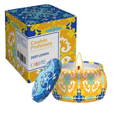 MAIOLICHE COLORS CANDELA DEEP LEMON  120g - maxifarmacia.it