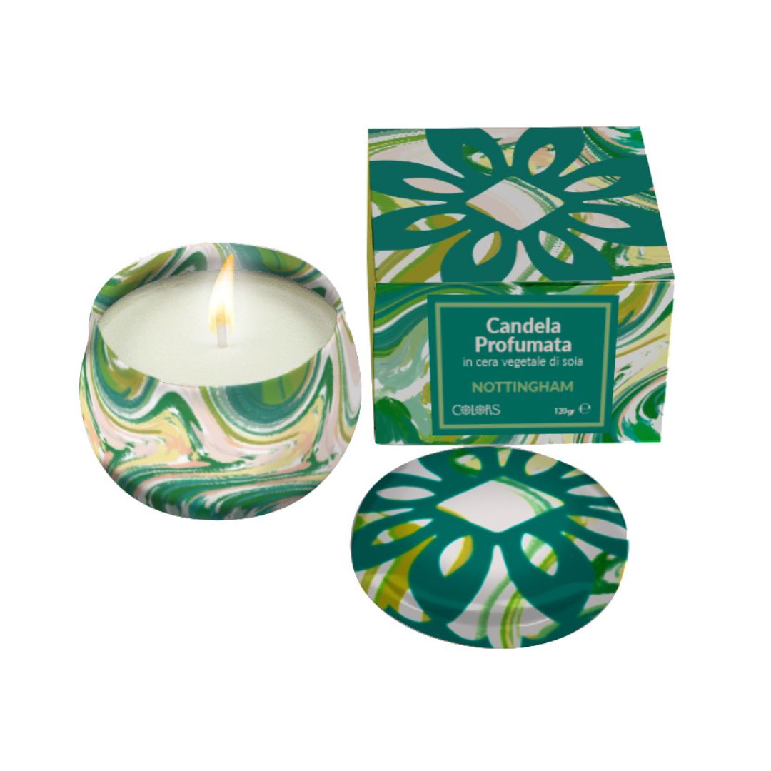 MAIOLICHE COLORS CANDELA NOTTINGHAM 120g - maxifarmacia.it