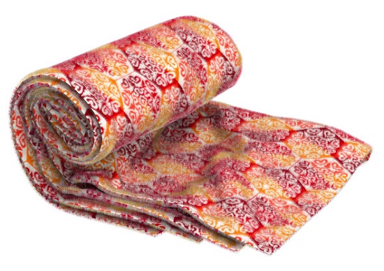 MAIOLICHE COLORS PLAID FANTASIA ORANGE - maxifarmacia.it
