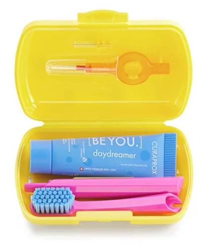 CURAPROX TRAVEL SET YELLOW - maxifarmacia.it