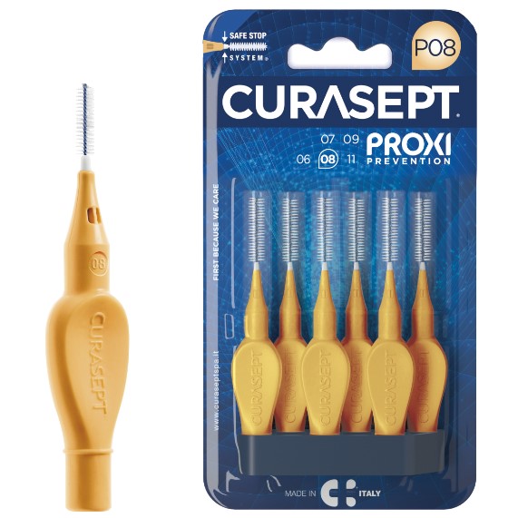 CURASEPT PROXI P08 ARANCIO CHIARO 6 PEZZI - maxifarmacia.it