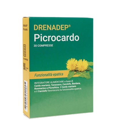 LABORATORIO DELLA FARMACIA DRENADEP DEPURATIVO PICROCAR 30 COMPRESSE 22,5 G LINEA DRENADEP - maxifarmacia.it