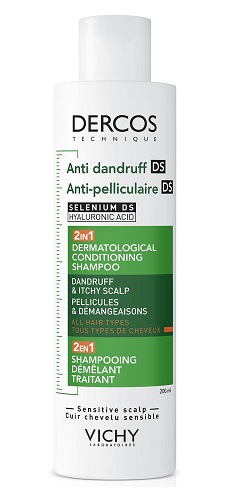 DERCOS TECHNIQUE SHAMPOO ANTI FORFORA 2 IN 1 DA 200 ML - maxifarmacia.it