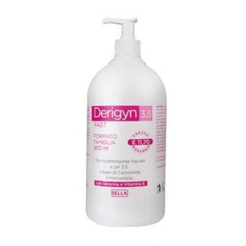 DERIGYN 3.5 FAST DERMODETERGENTE FORMATO FAMIGLIA 900 ML - maxifarmacia.it