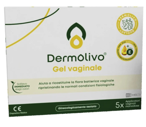 DERMOLIVO GEL VAGINALE 5 FLACONI X 3 ML - maxifarmacia.it