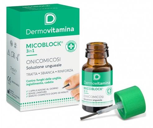 DERMOVITAMINA MICOBLOCK 3 IN 1 ONICOMICOSI SOLUZIONE UNGUEALE 7ml - maxifarmacia.it