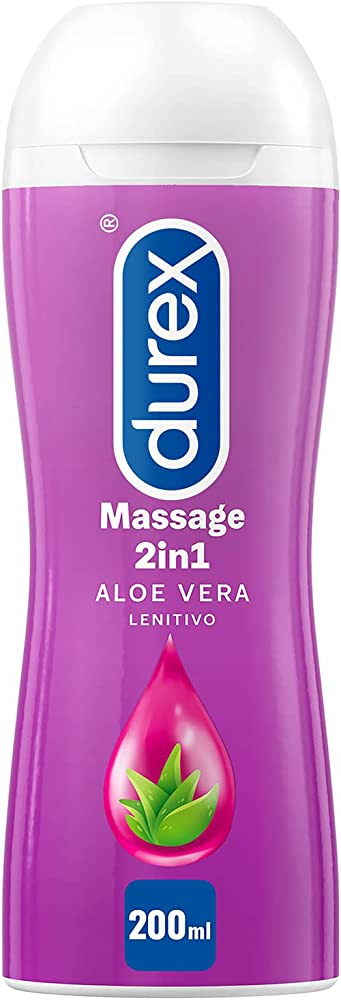 DUREX MASSAGE 2 IN 1 GEL ALOE VERA LENITIVO 200ml - maxifarmacia.it