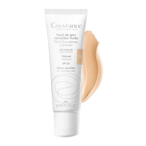 AVENE COUVRANCE FONDOTINTA CORRETTORE FLUIDO 2.0 NATURAL 30 ML - maxifarmacia.it