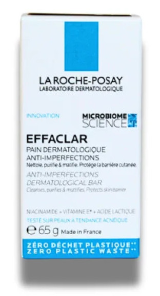 LA ROCHE POSAY EFFACLAR DETERGENTE SOLIDO 65 G - maxifarmacia.it