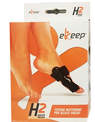 EKEEP H2 HALLUX VALGUS TUTORE NOTTURNO PER ALLUCE VALGO 1/M - maxifarmacia.it