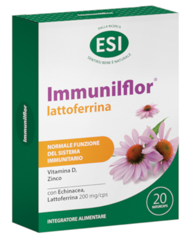 ESI IMMUNILFLOR LATTOFERRINA 20 NATURCAPS - maxifarmacia.it
