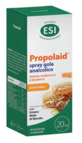 ESI PROPOLAID SPRAY GOLA ANALCOLICO MIELE 20 ML - maxifarmacia.it