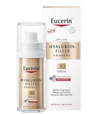 EUCERIN HYALURON FILLER + ELASTICITY FLUIDO GIORNO ULTRA LEGGERO SPF50 50 ML - maxifarmacia.it