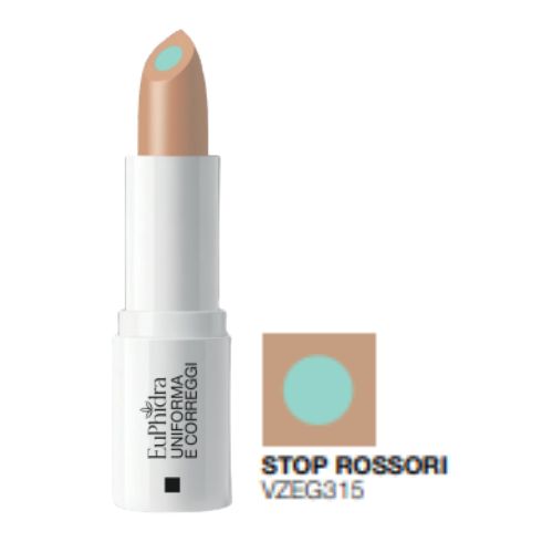EUPHIDRA CORRETTORE DUO STOP ROSSORI UNIFORMA E CORREGGI - maxifarmacia.it