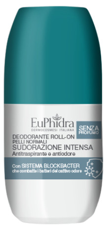 EUPHIDRA DEODORANTE ROLL-ON SUDORAZIONE INTENSA SENZA PROFUMO 50 ML - maxifarmacia.it