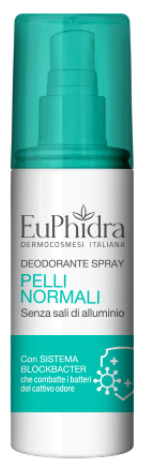 EUPHIDRA DEODORANTE SPRAY PELLI NORMALI 100 ML - maxifarmacia.it