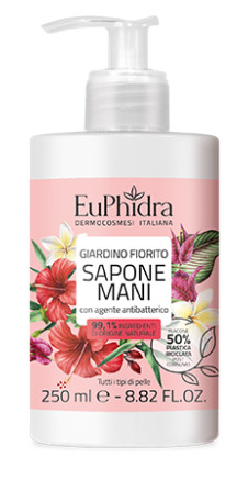 EUPHIDRA SAPONE MANI DELICATO GIARDINO FIORITO 250 ML - maxifarmacia.it