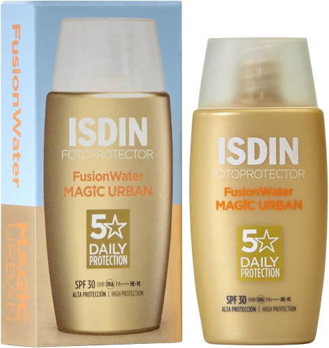 ISDIN FOTOPROTECTOR VISO FUSION WATER MAGIC URBAN SPF30 DA 50ML - maxifarmacia.it