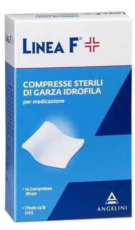 GARZA COMPRESSA IDROFILA LINEA F 12/8 18X40 CM 12 PEZZI - maxifarmacia.it