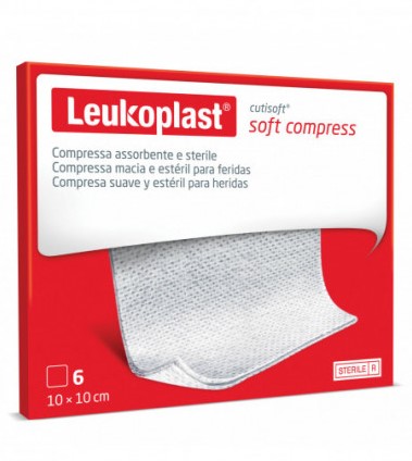 CUTISOFT 6 COMPRESSE STERILI DI GARZA IDROFILA TNT 10X10 CM - maxifarmacia.it