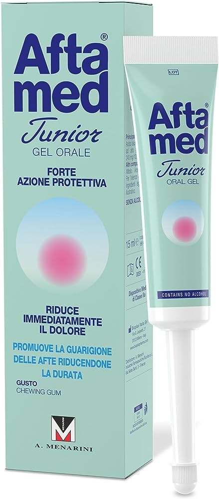 AFTAMED JUNIOR GEL ORALE FORTE AZIONE PROTETTIVA 15 ML - maxifarmacia.it