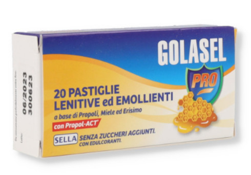 GOLASEL PRO 20 PASTIGLIE AL MIELE LENITIVE ED EMOLLIENTI - maxifarmacia.it
