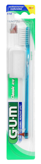 GUM CLASSIC 410 SPAZZOLINO MEDIO COMPATTO - maxifarmacia.it